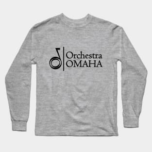 Orchestra Omaha Logo - Black Long Sleeve T-Shirt